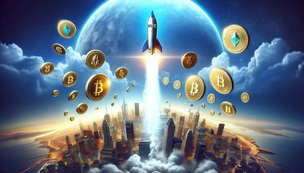 HYPE bereikt nieuw record en overtreft grote cryptocurrencies vandaag