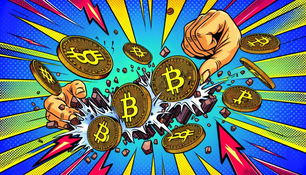 Bitcoin en altcoins dalen fors door toegenomen crypto liquidaties.