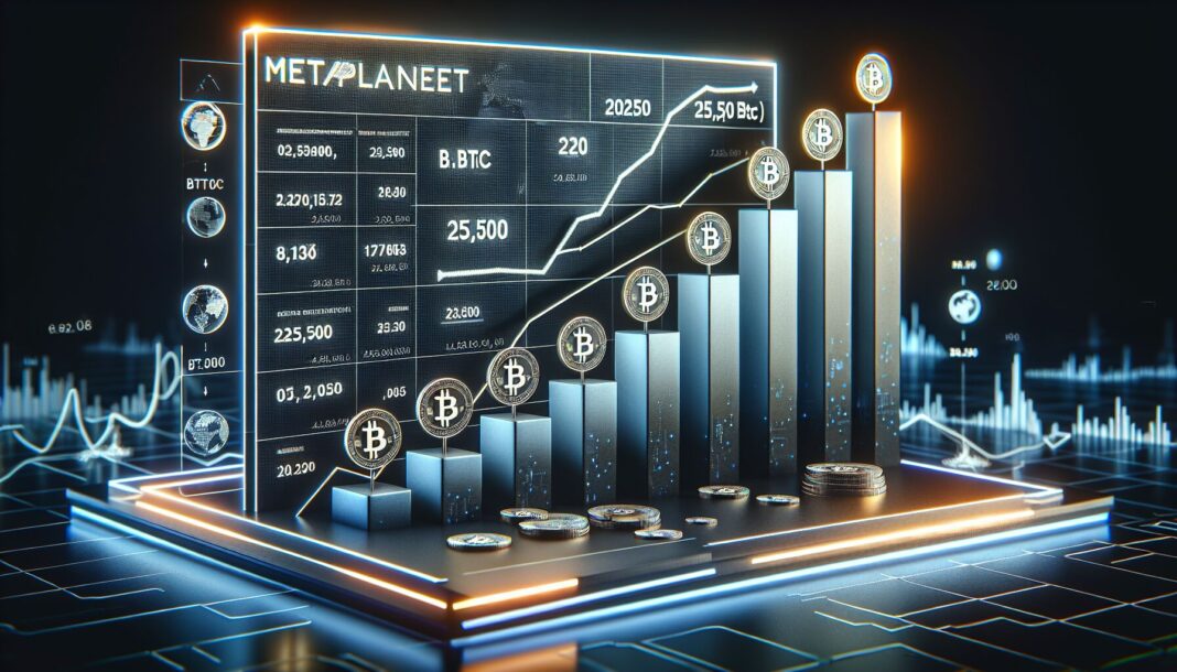 Metaplanet breidt Bitcoin-voorraad uit naar 25.500 BTC in 2025