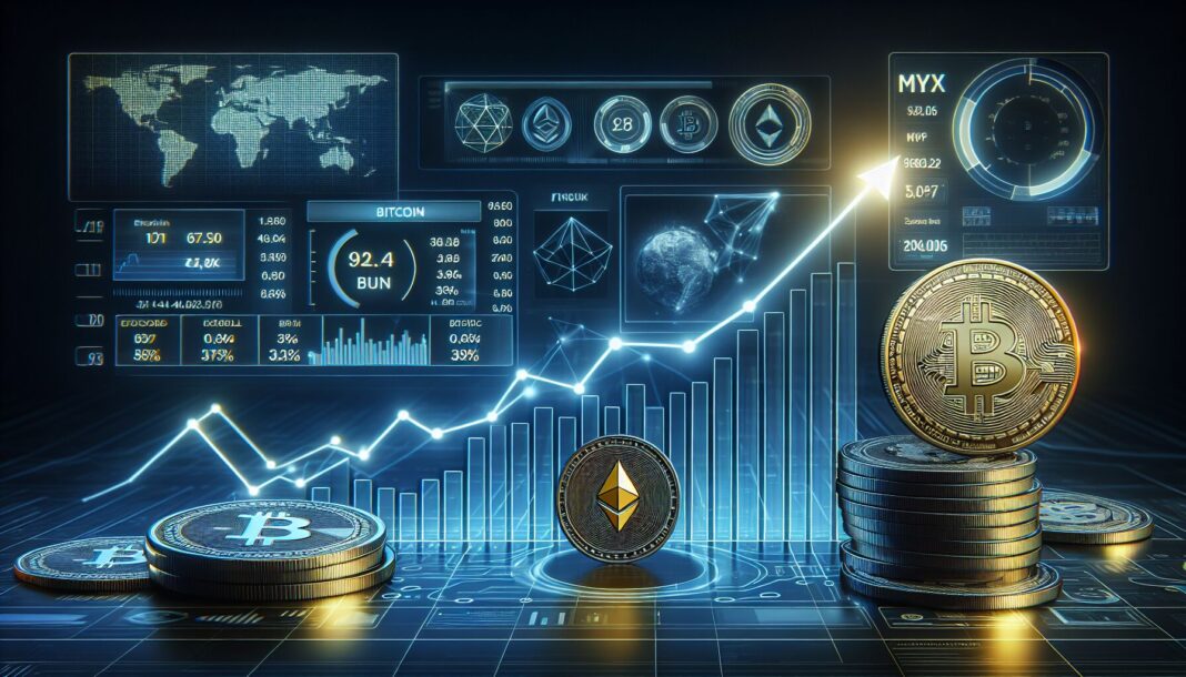 MYX Finance stijgt 58 procent terwijl Bitcoin en Ethereum groeien